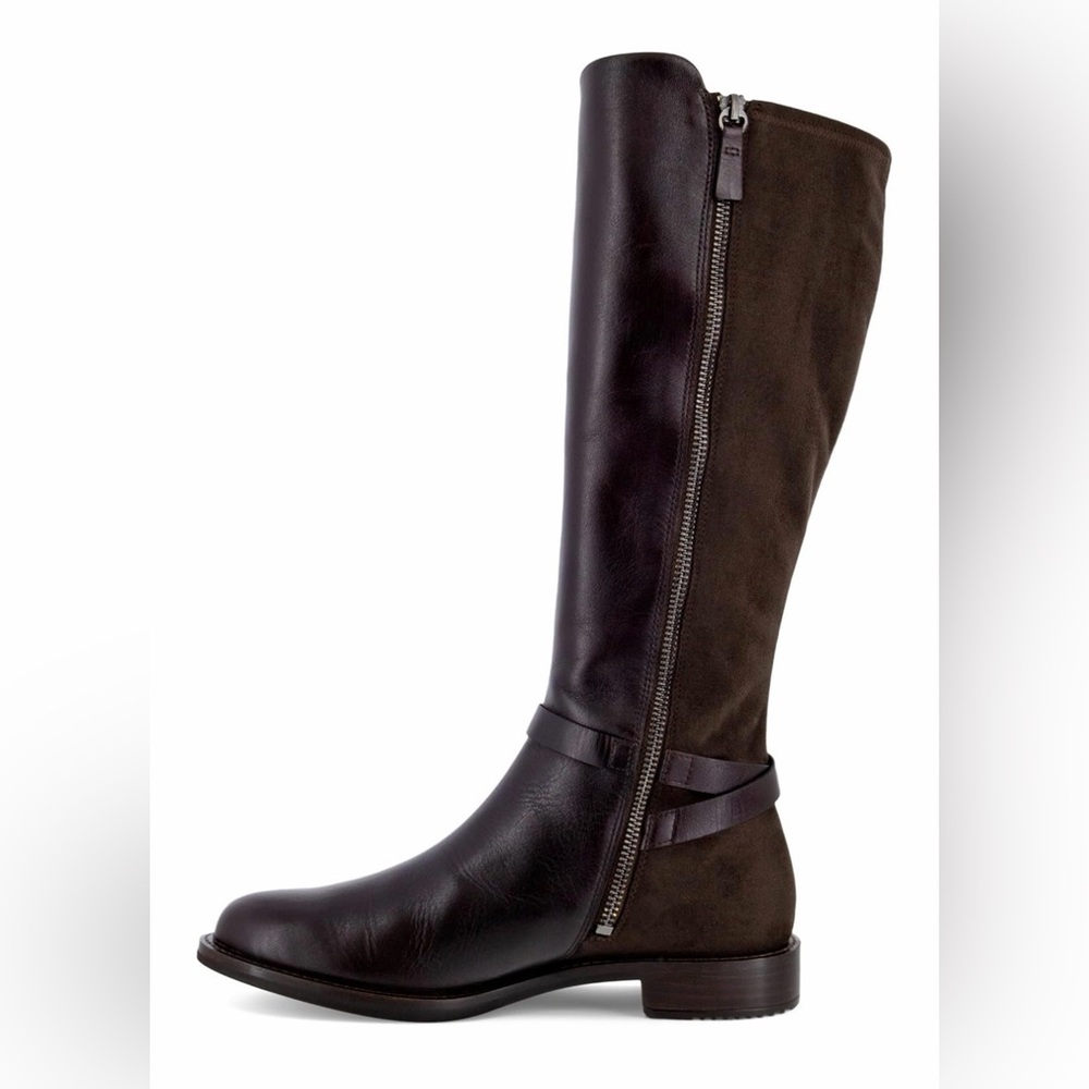 NWOB ECCO Sartorelle 25 Brown Knee High Boots size US 6-6.5